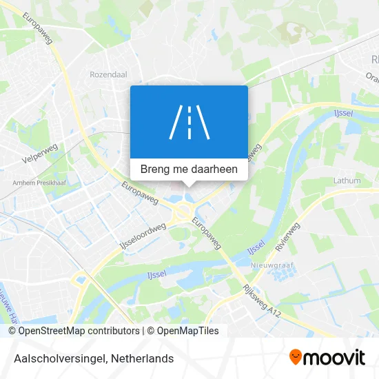 Aalscholversingel kaart