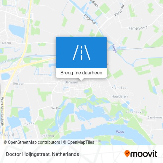 Doctor Hoijngstraat kaart