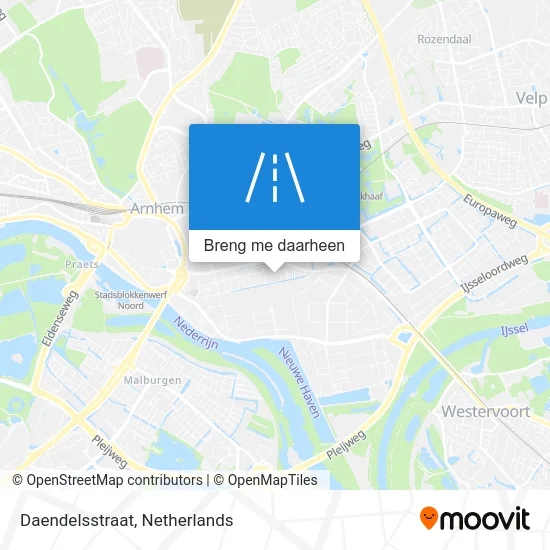 Daendelsstraat kaart