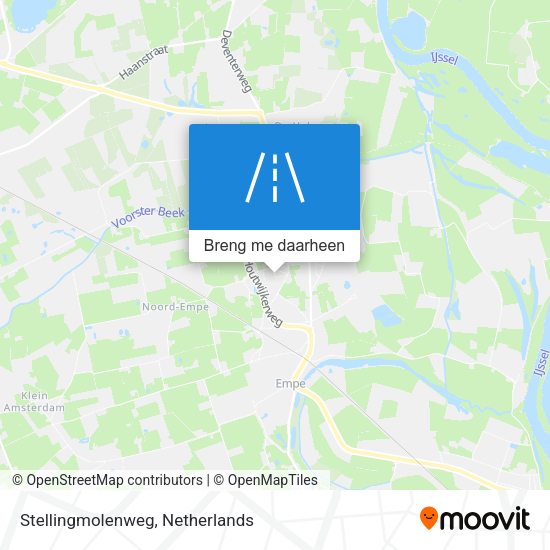 Stellingmolenweg kaart