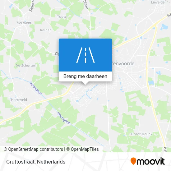 Gruttostraat kaart