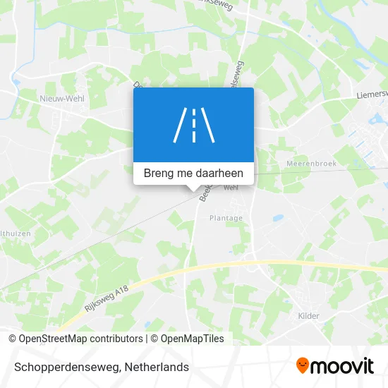 Schopperdenseweg kaart