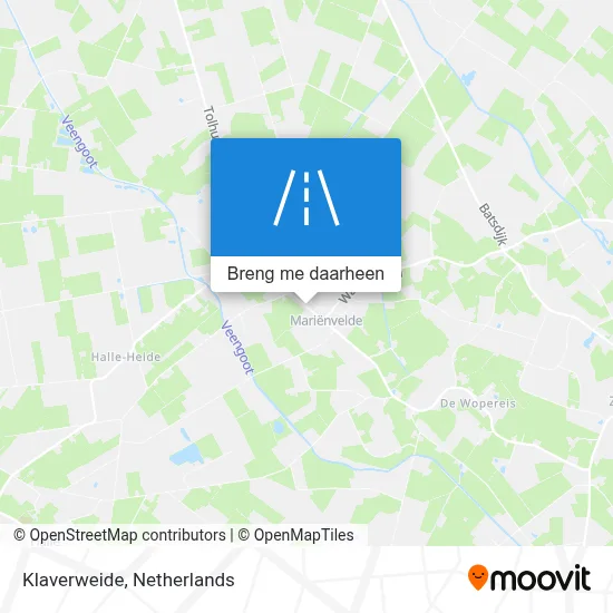 Klaverweide kaart