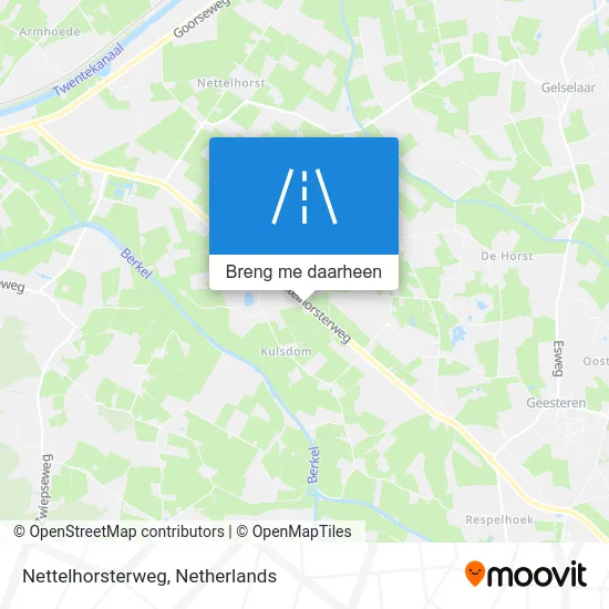 Nettelhorsterweg kaart