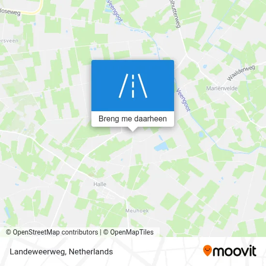 Landeweerweg kaart