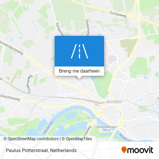 Paulus Potterstraat kaart