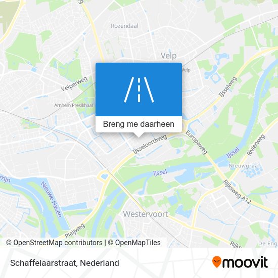 Schaffelaarstraat kaart
