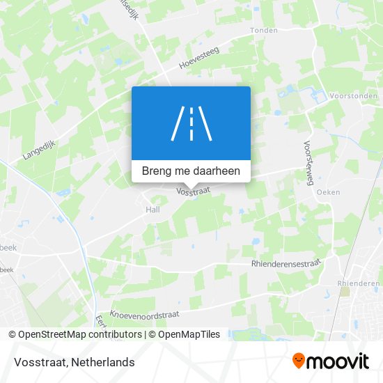 Vosstraat kaart