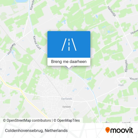 Coldenhovensebrug kaart