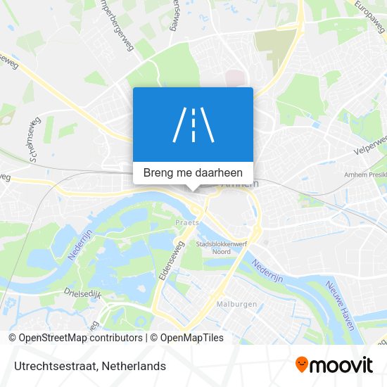 Utrechtsestraat kaart