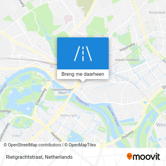 Rietgrachtstraat kaart