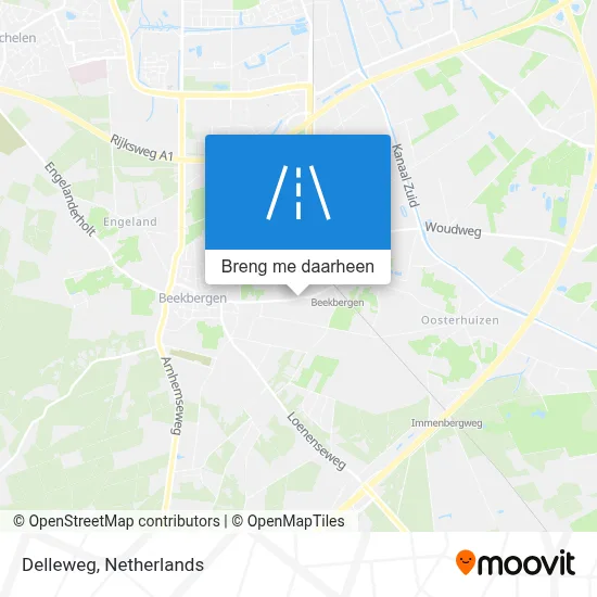 Delleweg kaart