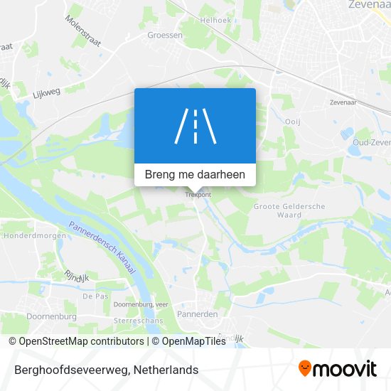 Berghoofdseveerweg kaart