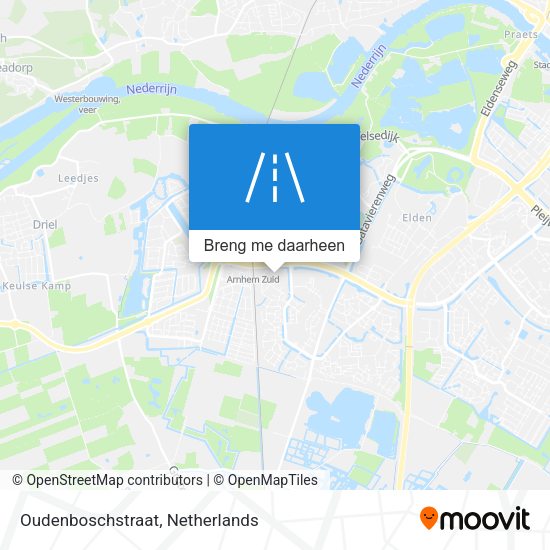 Oudenboschstraat kaart
