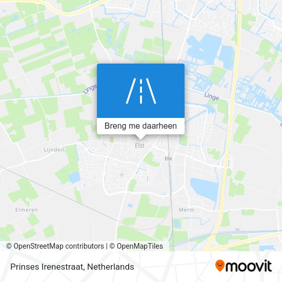 Prinses Irenestraat kaart