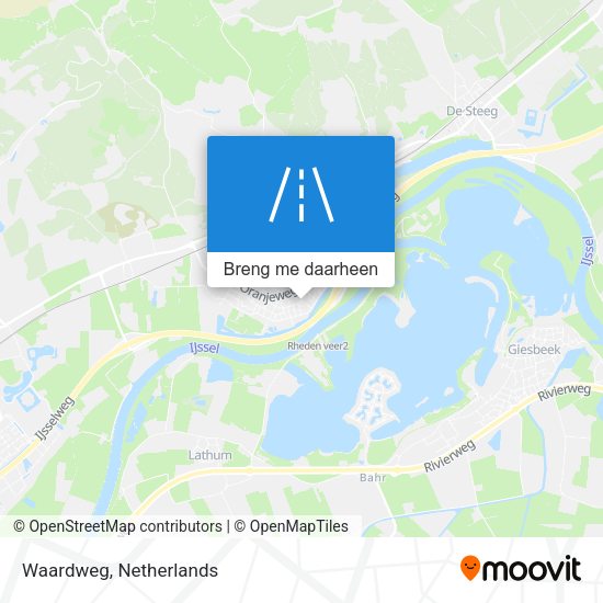 Waardweg kaart