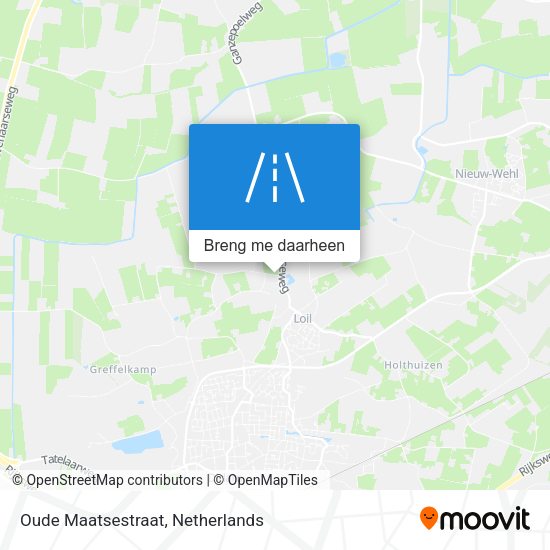 Oude Maatsestraat kaart