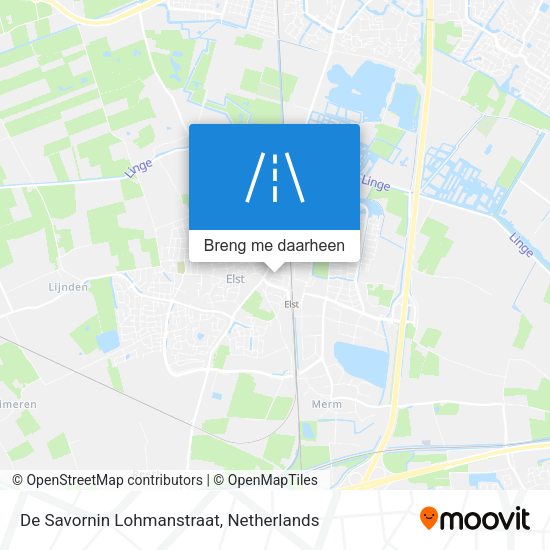 De Savornin Lohmanstraat kaart