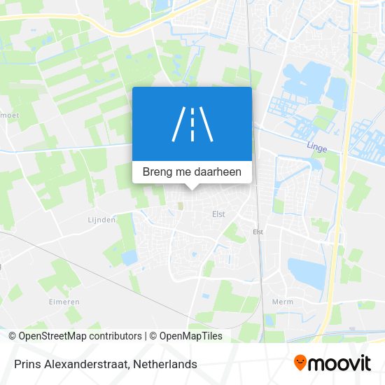 Prins Alexanderstraat kaart