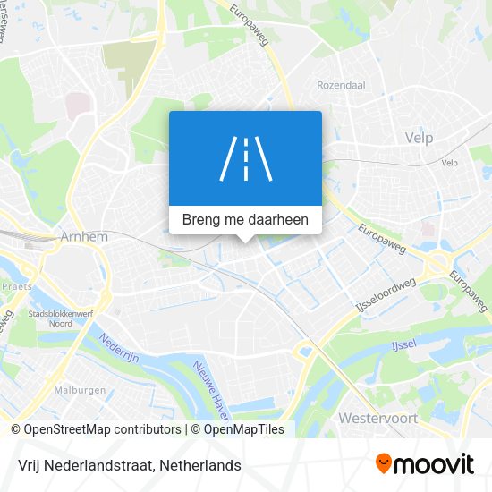 Vrij Nederlandstraat kaart
