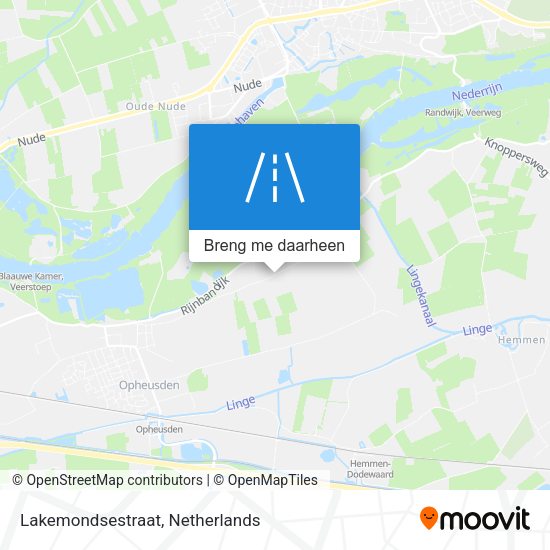 Lakemondsestraat kaart