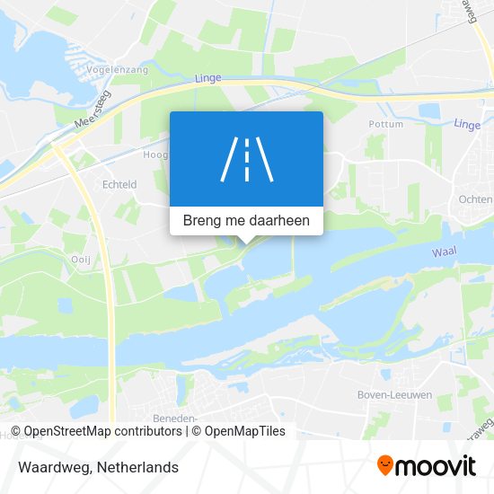 Waardweg kaart