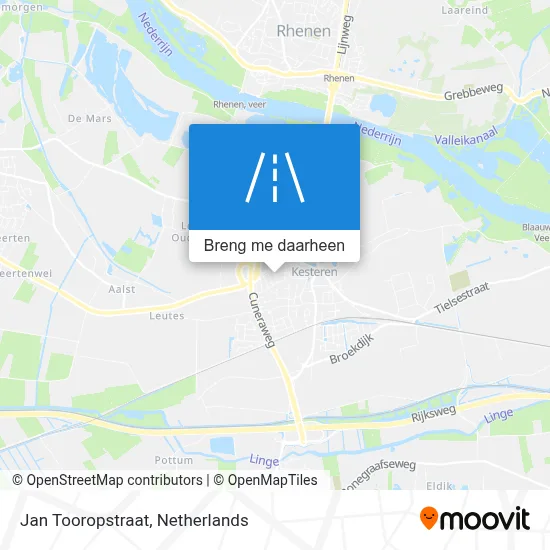 Jan Tooropstraat kaart