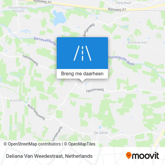 Deliana Van Weedestraat kaart