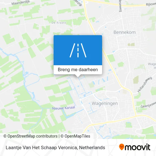 Laantje Van Het Schaap Veronica kaart