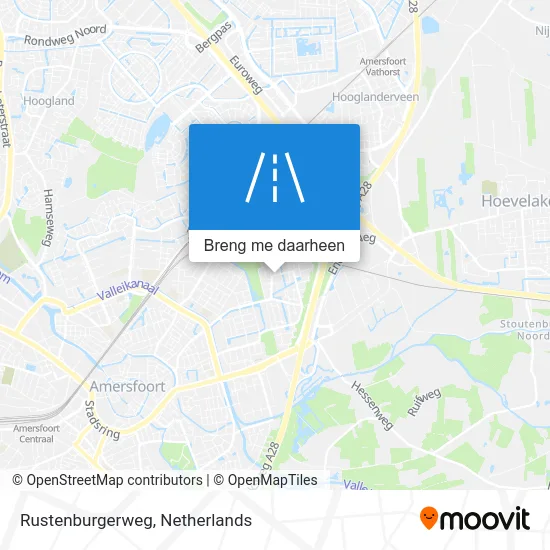 Rustenburgerweg kaart