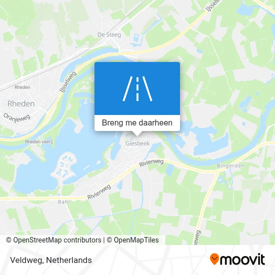 Veldweg kaart