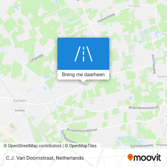 C.J. Van Doornstraat kaart