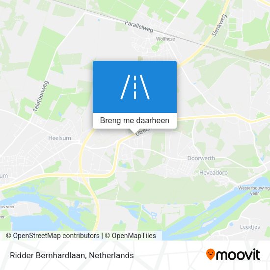 Ridder Bernhardlaan kaart