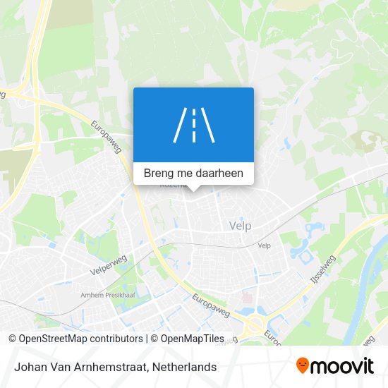 Johan Van Arnhemstraat kaart