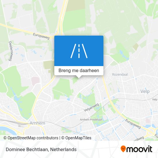 Dominee Bechtlaan kaart