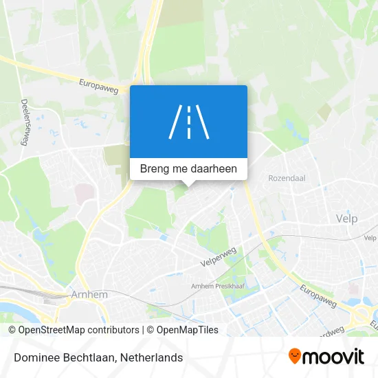 Dominee Bechtlaan kaart
