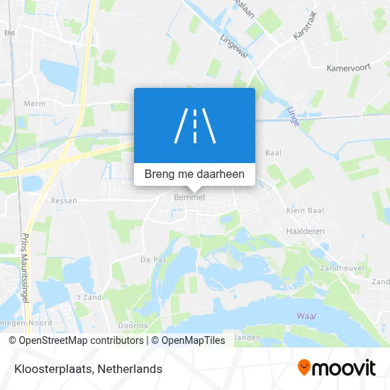 Kloosterplaats kaart