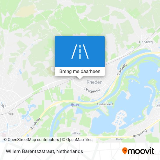 Willem Barentszstraat kaart