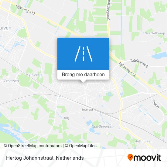 Hertog Johannstraat kaart