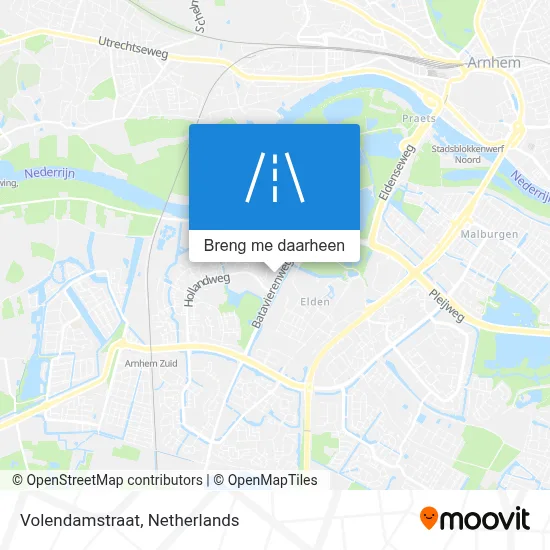 Volendamstraat kaart