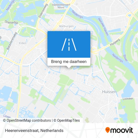 Heerenveenstraat kaart