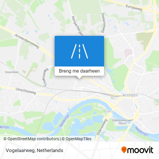 Vogelaarweg kaart