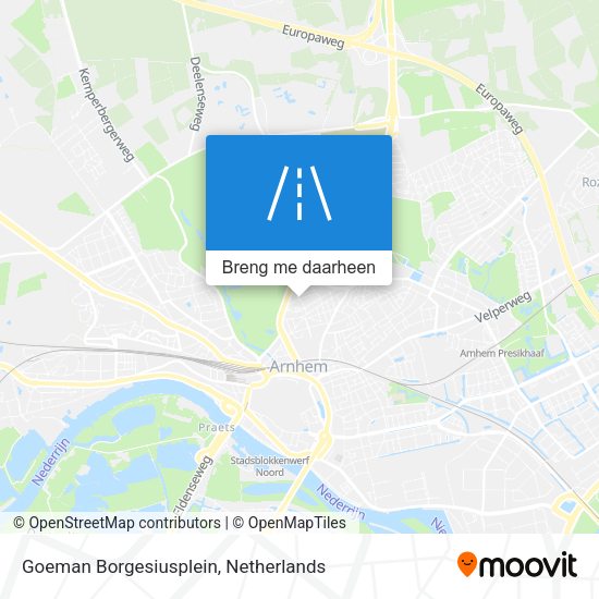 Goeman Borgesiusplein kaart
