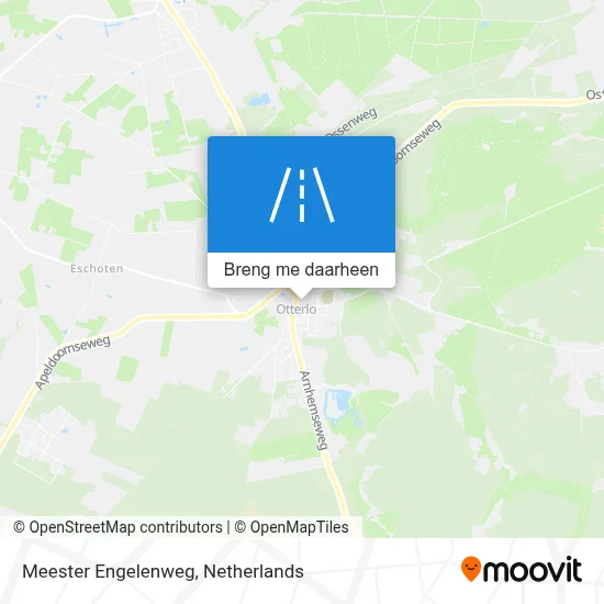 Meester Engelenweg kaart