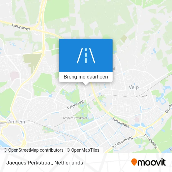 Jacques Perkstraat kaart