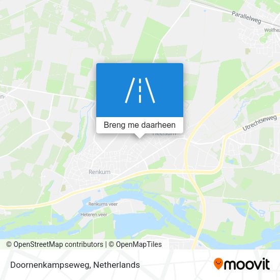 Doornenkampseweg kaart