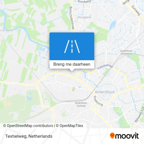 Textielweg kaart