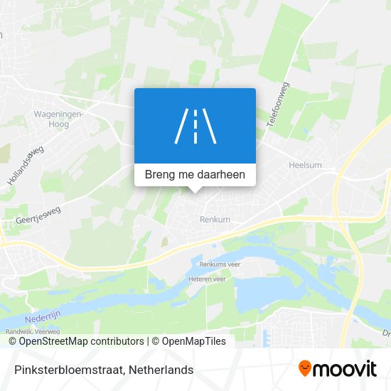 Pinksterbloemstraat kaart