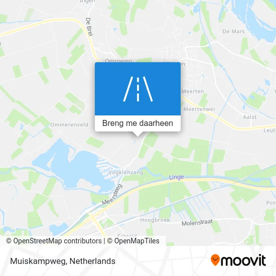 Muiskampweg kaart
