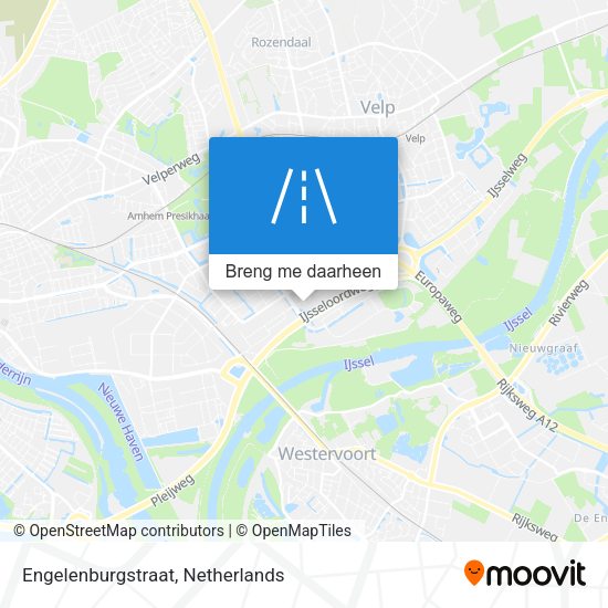 Engelenburgstraat kaart